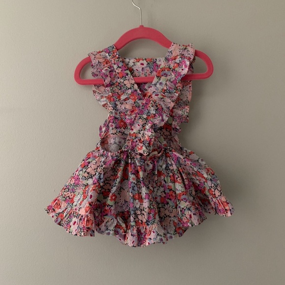 Numi boutique handmade dresses Liberty of London pinafore 3 4 spring spring - Picture 5 of 5
